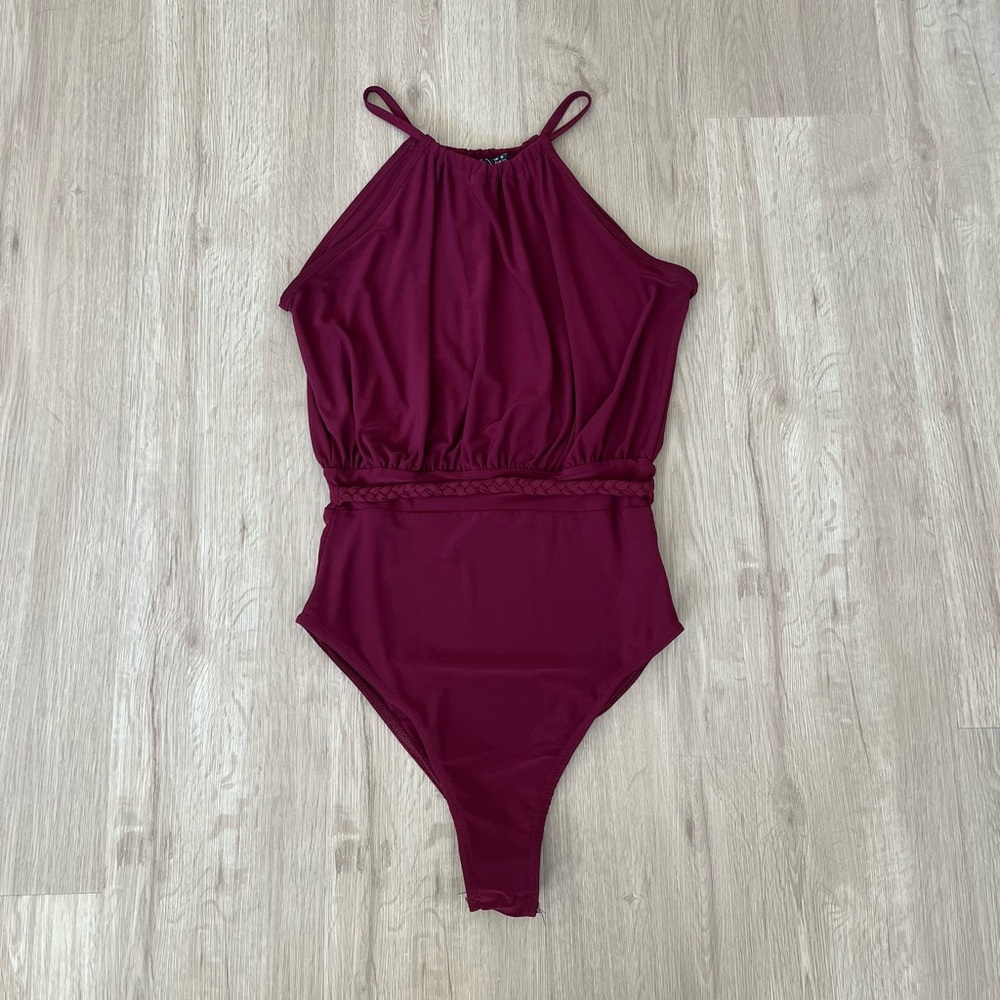 Burgundy Bodysuit